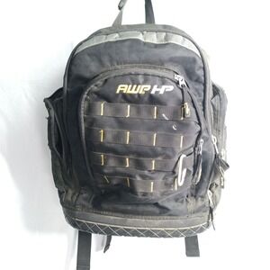 AWP HP Heavy Duty Tool Backpack Black Multi Pocket Jobsite Organizer Bag